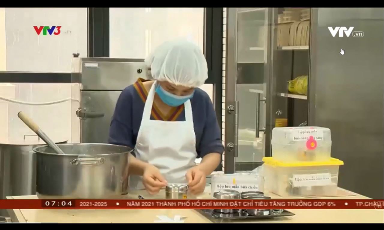 Dongsim Kindergarten thực hiện công tác lưu mẫu món ăn của trẻ hằng ngày