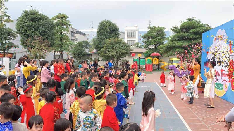 Rộn rã đón Tết Canh Tý 2020 tại Dongsim Kindergarten